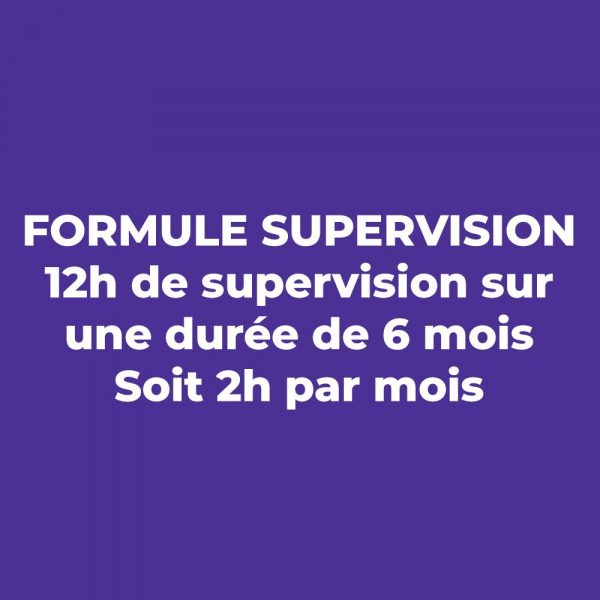 FORMULE SUPERVISION